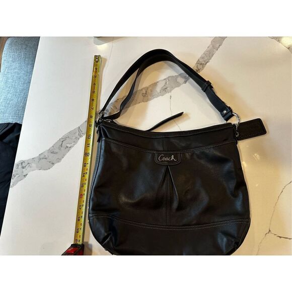 COACH Park Black Leather Shoulder/Crossbody Purse NEVER USED - Picture 7 of 8